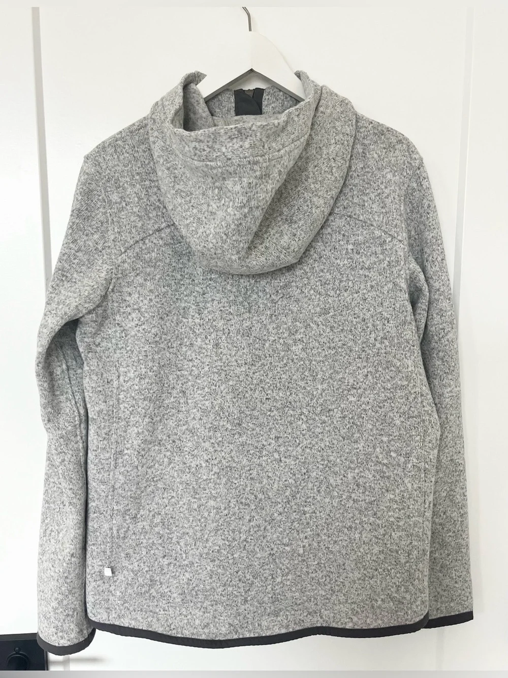 Lululemon Fleece And Thank You Pullover Hoodie Sweater Heather Gray 10 Women’s